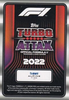 2022 Topps Turbo Attax F1 #48 Otmar Szafnauer Back