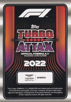2022 Topps Turbo Attax F1 #65 2022 F1 Car Back