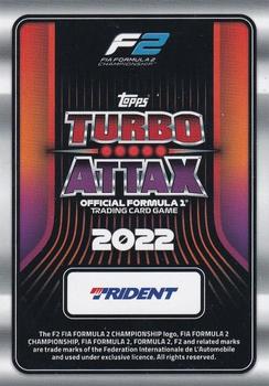 2022 Topps Turbo Attax F1 #117 Calan Williams Back