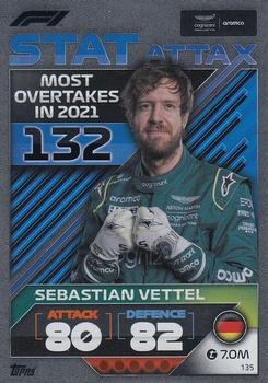 2022 Topps Turbo Attax F1 #135 Sebastian Vettel Front