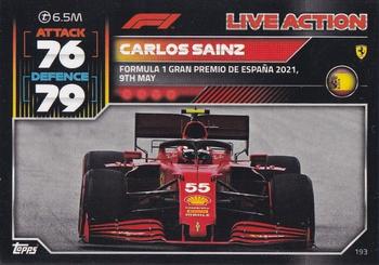 2022 Topps Turbo Attax F1 #193 Carlos Sainz Front