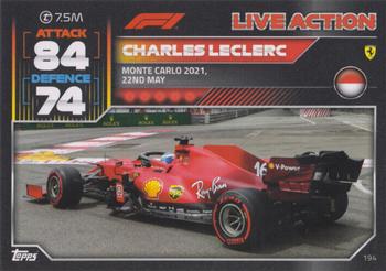 2022 Topps Turbo Attax F1 #194 Charles Leclerc Front