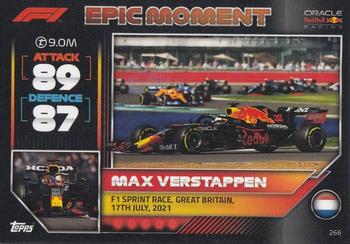 2022 Topps Turbo Attax F1 #266 Max Verstappen Front