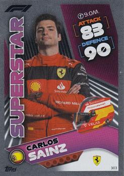 2022 Topps Turbo Attax F1 #303 Carlos Sainz Front