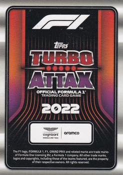 2022 Topps Turbo Attax F1 #348 Lance Stroll Back
