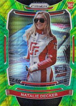 2021 Panini Prizm - Hyper Prizm Green and Yellow #60 Natalie Decker Front