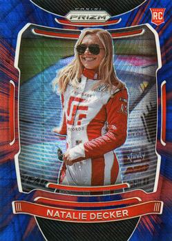 2021 Panini Prizm - Hyper Prizm Red and Blue #60 Natalie Decker Front