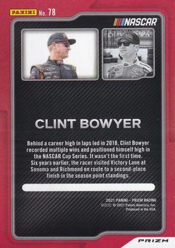2021 Panini Prizm - Red Prizm #78 Clint Bowyer Back