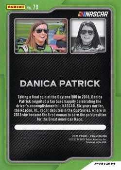 2021 Panini Prizm - Silver Prizm #79 Danica Patrick Back