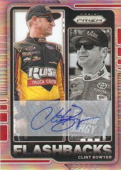 2021 Panini Prizm - Signatures Silver Prizm #78 Clint Bowyer Front