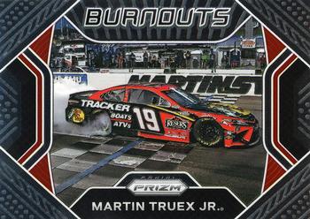 2021 Panini Prizm - Burnouts #B8 Martin Truex Jr. Front