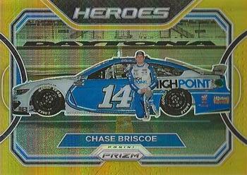 2021 Panini Prizm - Heroes Gold Prizm #H11 Chase Briscoe Front
