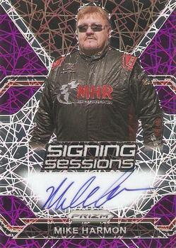 2021 Panini Prizm - Signing Sessions Purple Velocity #S-MH Mike Harmon Front