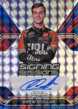 2021 Panini Prizm - Signing Sessions Reactive Blue #S-DD Drew Dollar Front