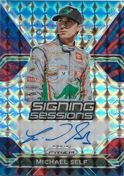 2021 Panini Prizm - Signing Sessions Reactive Blue #S-MS Michael Self Front
