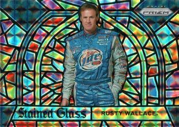 2021 Panini Prizm - Stained Glass #SG5 Rusty Wallace Front