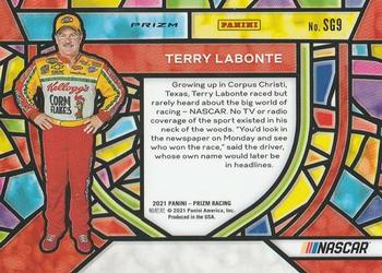 2021 Panini Prizm - Stained Glass #SG9 Terry Labonte Back