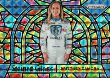 2021 Panini Prizm - Stained Glass #SG10 Brittney Zamora Front