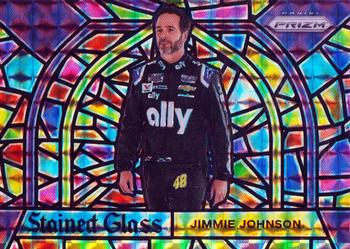 2021 Panini Prizm - Stained Glass #SG30 Jimmie Johnson Front
