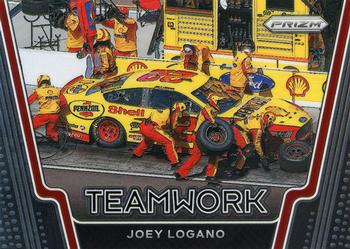 2021 Panini Prizm - Teamwork #T11 Joey Logano Front
