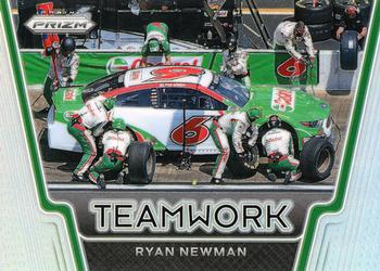 2021 Panini Prizm - Teamwork Prizm #T14 Ryan Newman Front