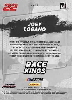 2022 Donruss #17 Joey Logano Back