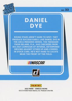2022 Donruss #33 Daniel Dye Back