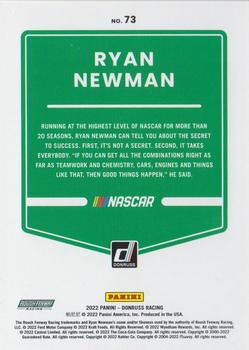 2022 Donruss #73 Ryan Newman Back
