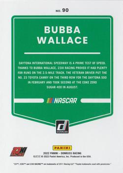 2022 Donruss #90 Bubba Wallace Back
