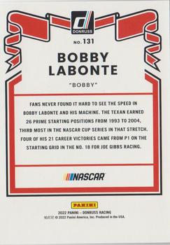 2022 Donruss #131 Bobby Labonte Back