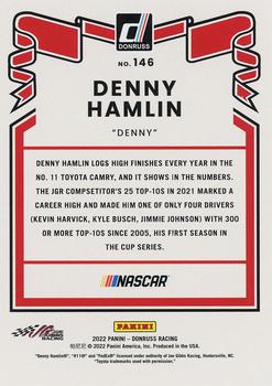 2022 Donruss #146 Denny Hamlin Back