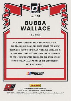 2022 Donruss #151 Bubba Wallace Back