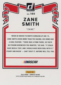 2022 Donruss #180 Zane Smith Back