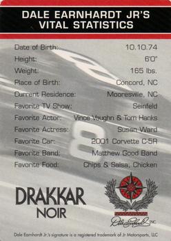 2003 Drakkar Noir #NNO Dale Earnhardt Jr. Back