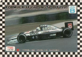 1991 Amada Formula-1 Fighting Spirit #4 Stefano Modena Front