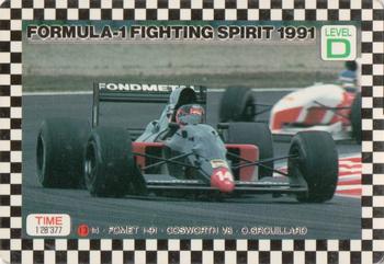 1991 Amada Formula-1 Fighting Spirit #13 Olivier Grouillard Front