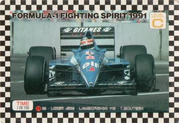 1991 Amada Formula-1 Fighting Spirit #24 Thierry Boutsen Front