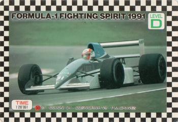 1991 Amada Formula-1 Fighting Spirit #30 Pedro Chaves Front