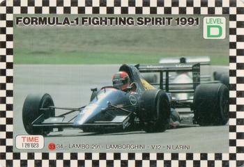 1991 Amada Formula-1 Fighting Spirit #33 Nicola Larini Front