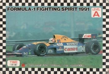 1991 Amada Formula-1 Fighting Spirit #37 Nigel Mansell Front