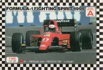1991 Amada Formula-1 Fighting Spirit #40 Alain Prost Front