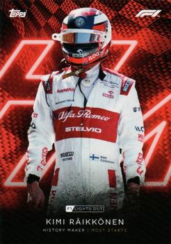 2021 Topps Formula 1 Lights Out #NNO Kimi Räikkönen Front