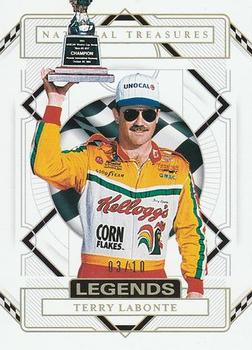 2021 Panini National Treasures - Holo Gold #52 Terry Labonte Front