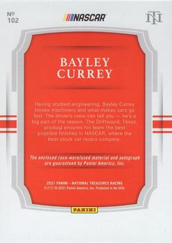 2021 Panini National Treasures - Holo Gold #102 Bayley Currey Back