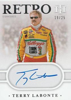 2021 Panini National Treasures - Retro Signatures #RS-TL Terry Labonte Front
