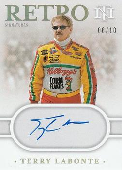 2021 Panini National Treasures - Retro Signatures Holo Gold #RS-TL Terry Labonte Front
