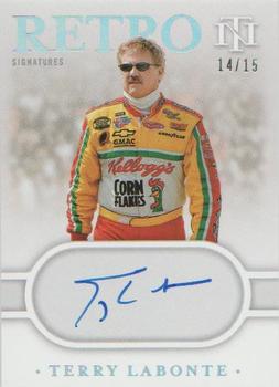 2021 Panini National Treasures - Retro Signatures Holo Silver #RS-TL Terry Labonte Front