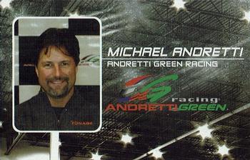 2006 GreenLight IndyCar Series #NNO Michael Andretti Back