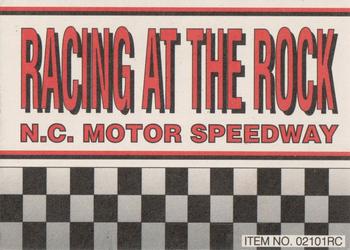 1993 Racing Champions Track Series #02101RC Rockingham Back
