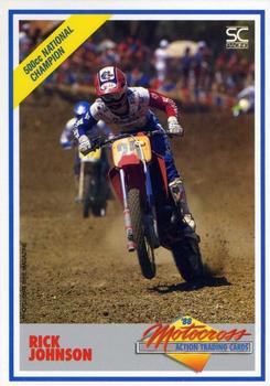 1988 SC Racing Motocross #4 Rick Johnson Front